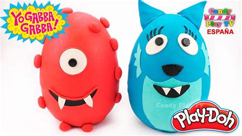 Gigante Huevos Sorpresa Play Doh De Yo Gabba Gabba Aprender Los