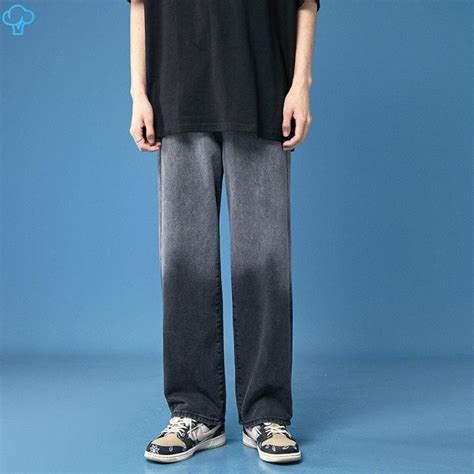 Mua Quần Baggy Nam Hot Hit Ống Suông Màu Loang Trơn Chất Bò Mêm Mịn Co Giãn Thoải Mái Màu Xanh