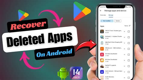 How To Recover Deleted Apps On Android Restore Old Deleted Apps Youtube