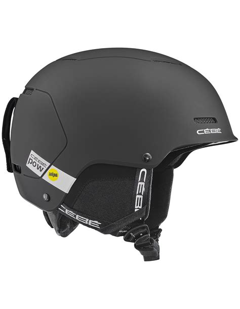 Cébé Pow Mips Matt Black Casques ski femme Snowleader