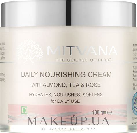 Mitvana Daily Nourishing Cream with Almond,Tea & Rose - Крем для лица ...