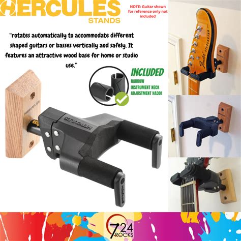 Hercules Stands Hercules Gsp Wb Plus Guitar Hanger Short Arm Hercules