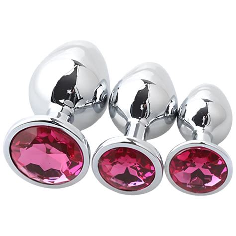 Korki Analne Zestaw 3 Sztuk z Kryształem Sex Gadżety Erotyczne dla Par 5905515951418 Cena