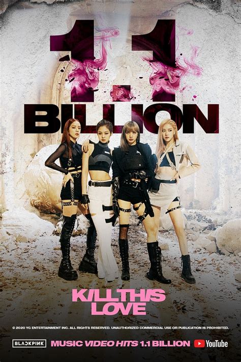 Blackpinks Kill This Love Surpasses 11 Billion Views On Youtube