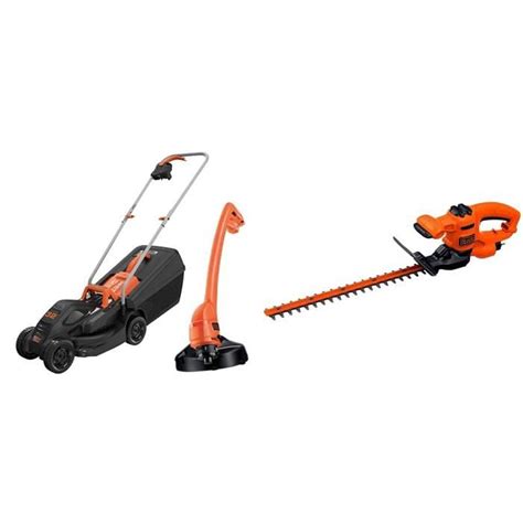 Lot Tondeuse Black Decker 1000W Coupe Bordure 230w Taille Haies