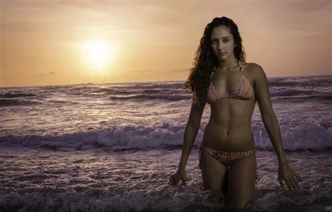 Wallpaper sea girl sunset bikini for mobile and desktop section девушки resolution
