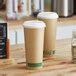EcoChoice 24 Oz Kraft Compostable Paper Hot Cup And PLA Lid 50 Pack