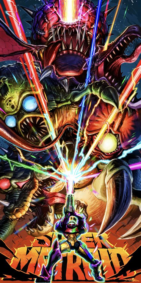 Amazing Super Metroid Poster By 安國一将 Rmetroid