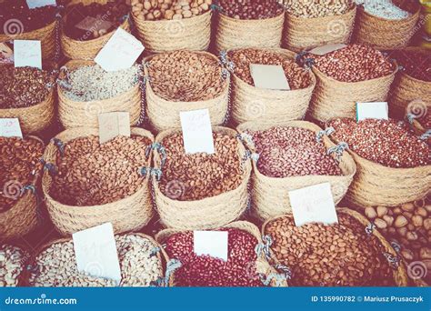 Spices on the Traditional Street Market. Medina in Sousse. Medieval ...