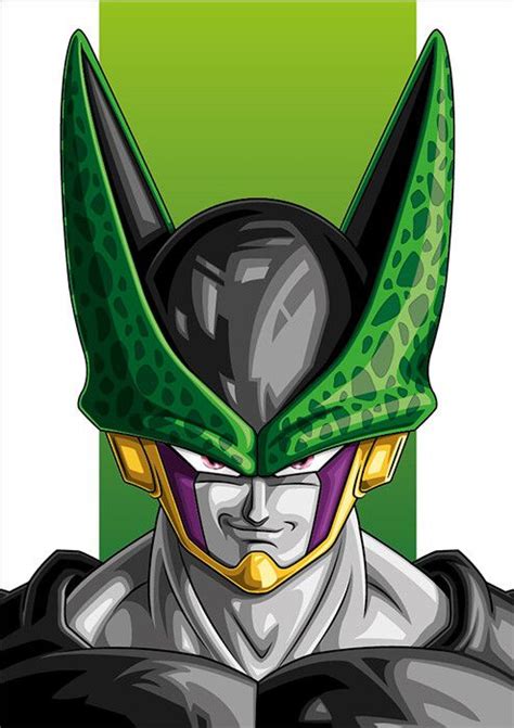 The Green Gohan From Dragon Ball Is Shown In Front Of A White And Green