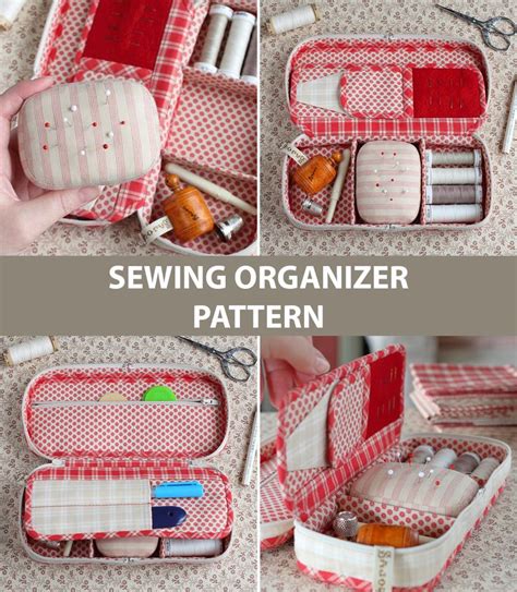 Pdf Sewing Pattern Sewing Tutorial Travel Sewing Kit Pattern Sewing