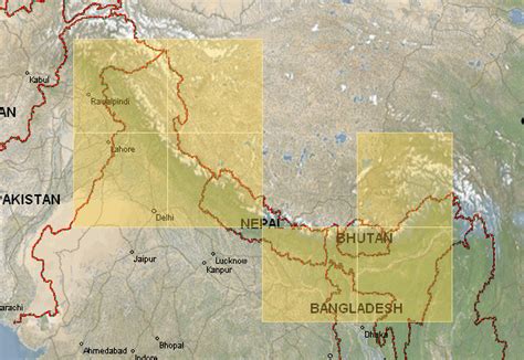 Himalayas On Political Map