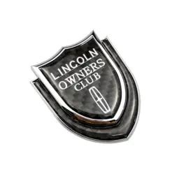 Lincoln Logo Owners Club Shield Emblem Sticker