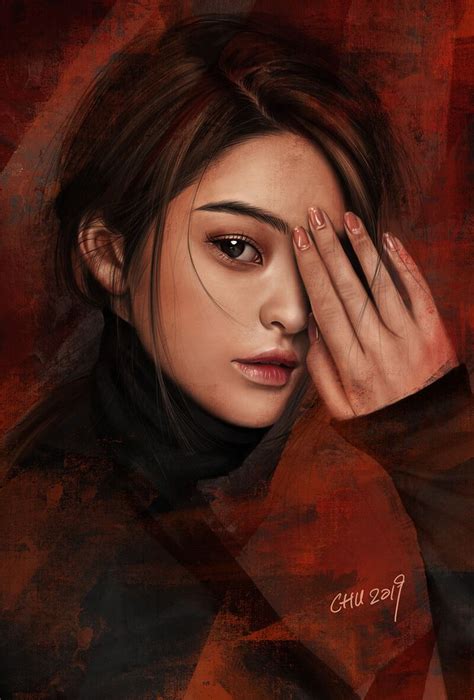 Procreate Painting Oct Vincent Chu Digital Portrait Digital