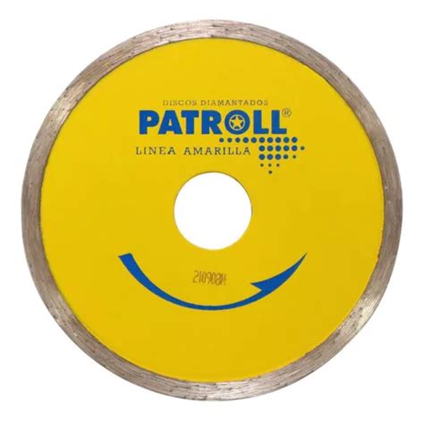 Disco De Corte Continuo Diamantado Patroll Mm Amarillo Env O Gratis