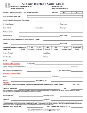 Fillable Online Membership Application Form Squarespace Fax Email