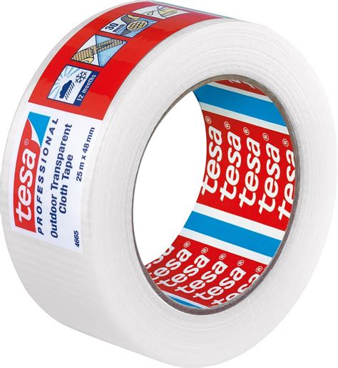 Tesa Tesa Textieltape Transparant L X B M X Mm