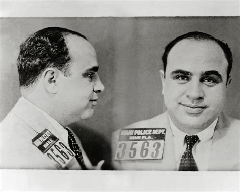 Al Capone Mug Shot, 1931. Vintage Photo Reproduction Print. Black ...