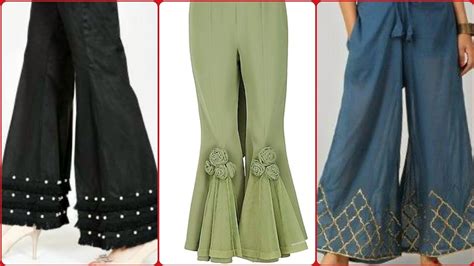 Stylish Trouser Design For Girl Women Party Wear Trousers Design Latest Trouser Design Youtube