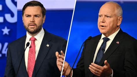 Tim Walz And Jd Vance Face Off In Vp Debate Nbc Los Angeles