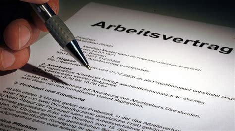 Arbeitsrecht Ministerium Will Sachgrundlose Befristung Von