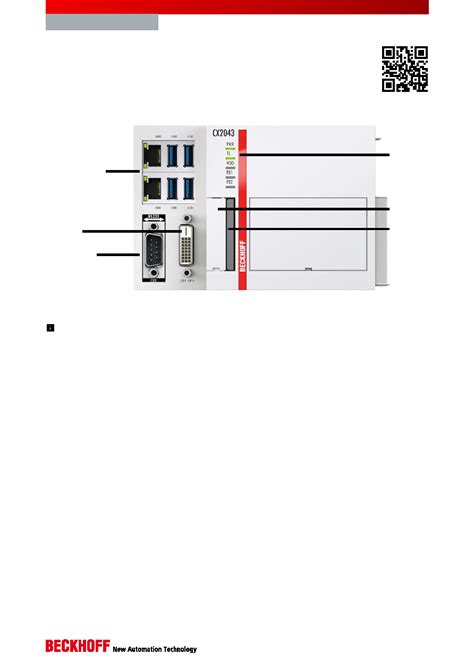 Cx Datasheet Pages Beckhoff Basic Cpu Module