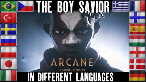 Arcane League Of Legends The Boy Savior In Different Languages Jinx