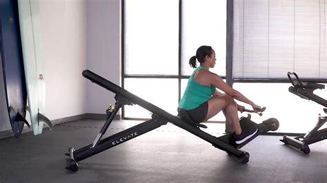 Попеременная тяга в стороны на Total Gym Row гребной тренажер - YouTube