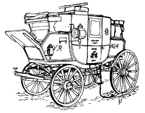 Horse Cart Drawing at GetDrawings | Free download