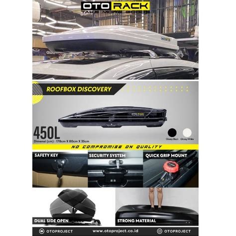 Jual Roofbox Roof Box OTORACK Discovery Series 450 Liter 450L Roof