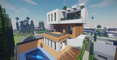 Modern House (Map + Schematics) Minecraft Map