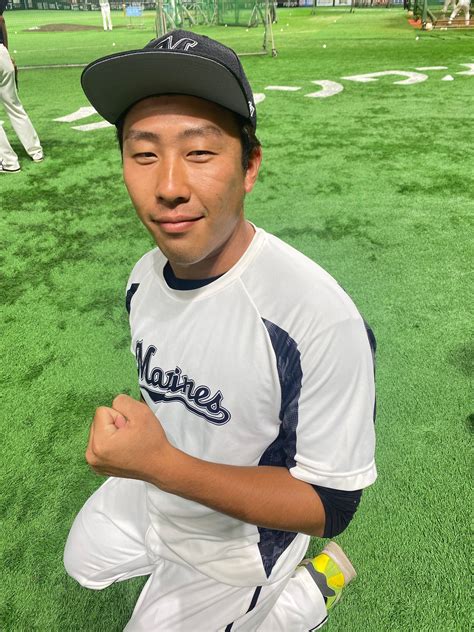 千葉ロッテマリーンズ 広報室 On Twitter 一軍合流の 八木彬 投手。パワー‼️ Chibalotte 広報 Ptfbncmsb5 Twitter