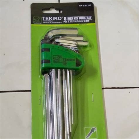 Jual Kunci L Set Panjang Pcs Tekiro Shopee Indonesia