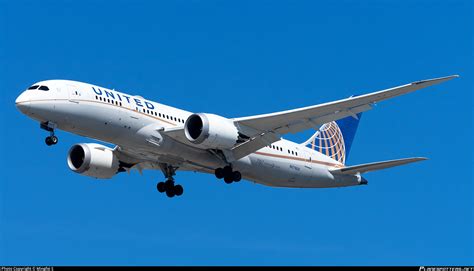 N United Airlines Boeing Dreamliner Photo By Mingfei S Id