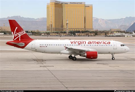 N837VA Virgin America Airbus A320 214 Photo By Nigel Fenwick ID