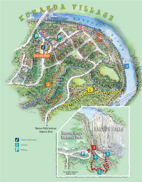 Kuranda Map Pembroke Graphics