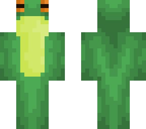 detailed frog minecraft skin