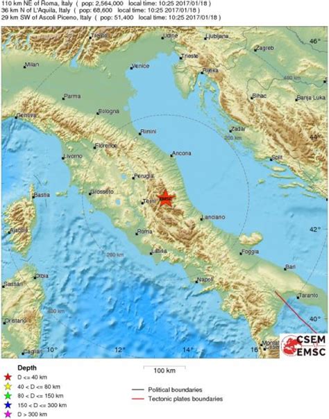 Nuova Scossa Di Terremoto Ore 11 15 Scienze Notizie