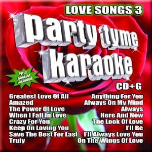 syb1093 – PARTY TYME KARAOKE – LOVE SONGS 3 – Karaoke Korner