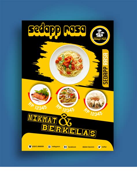 DESAIN BROSUR MAKANAN