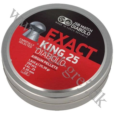 JSB King Exact 25 Hagl 6 35 Mm 25 Andersen S Jagt Grej