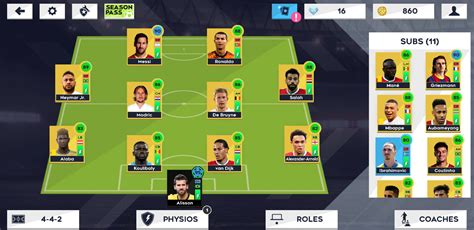 Any formation tip for this team or any sub change?? : r/DreamLeagueSoccer