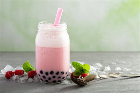 Bubble Tea De Fresa