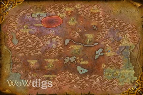 WoWdigs Plaguewood Digsite Eastern Kingdoms Eastern Plaguelands