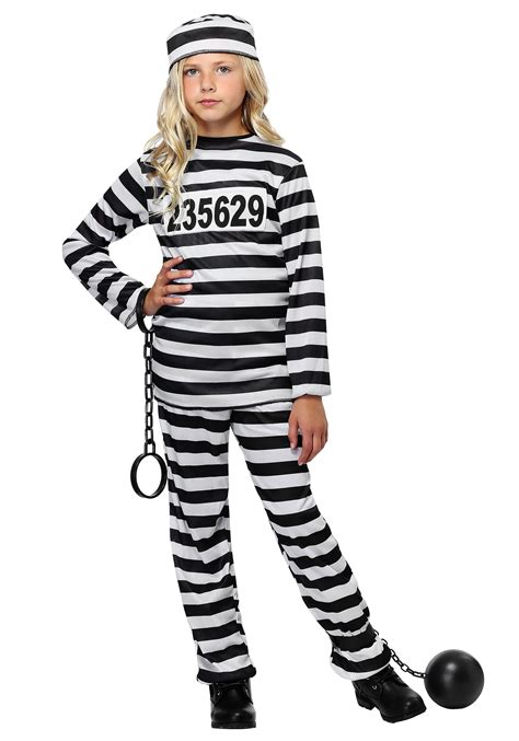 Girl's Prisoner Costume