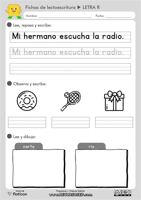 15 Fichas Lectoescritura Montessori Recursosep Letra R Imprenta Page 0005