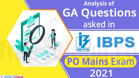 GA Questions Asked In IBPS PO Mains Exam 2021 Feb 4