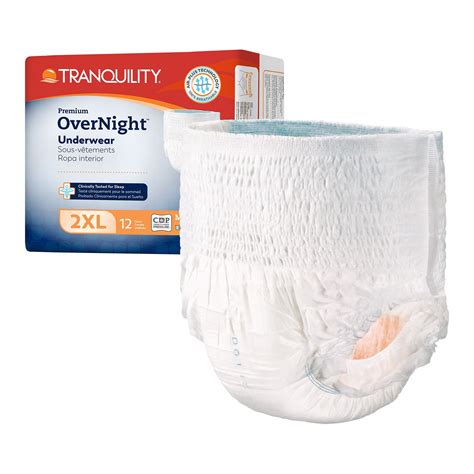 Tranquility Premium Overnight Disposable Underwear Pull On With Tear