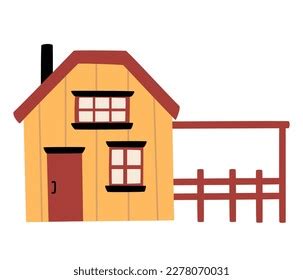 Farm House Agriculture Farming Concept Cartoon Stock Vector (Royalty Free) 2278070031 | Shutterstock