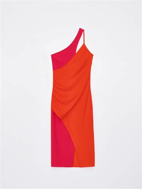 Figurbetontes Kleid Farbe Orange MOHITO 6801X 22X